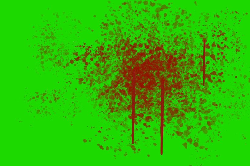 Blood Splatter on the Wall on a Green Screen Background Motion Background -  VideoBlocks