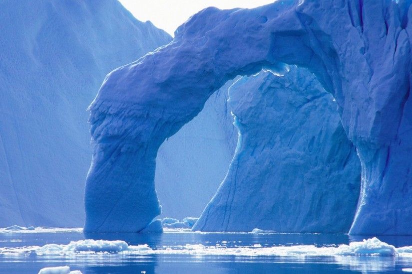glacier, iceberg, under water; glacier, arch, iceberg