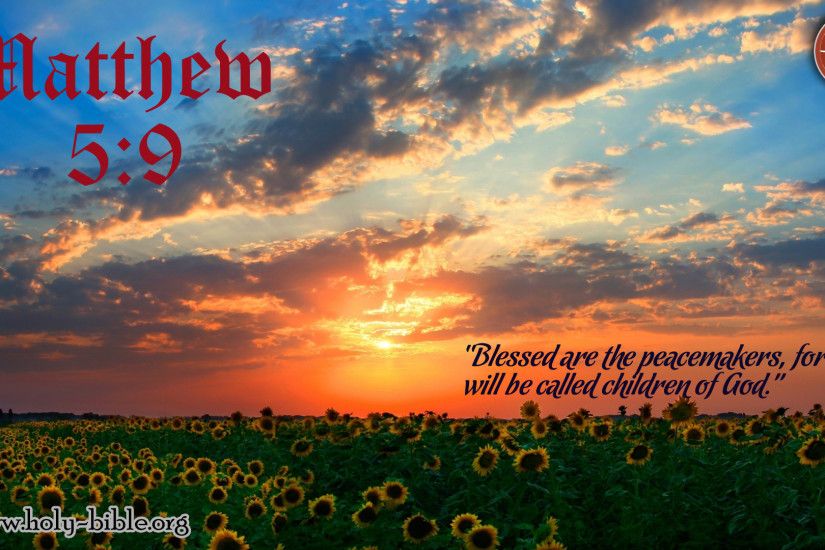 Bible Verse of the day – Matthew 5:9