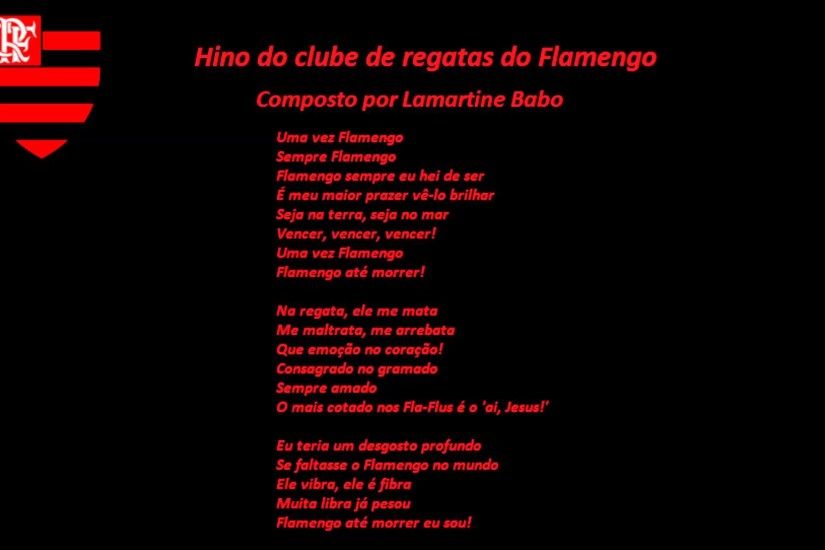 Hino do Flamengo (com letra)