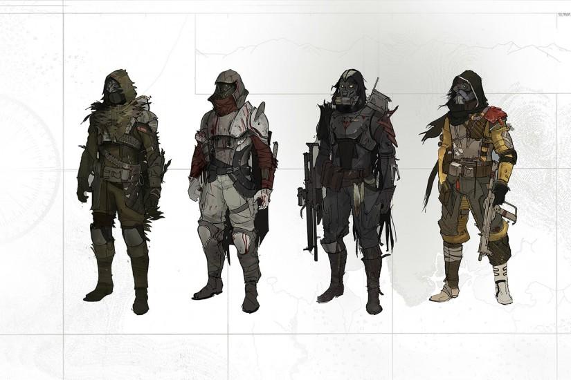 Hunter armors - Destiny wallpaper