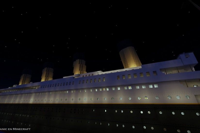 R.M.S. Titanic in Minecraft