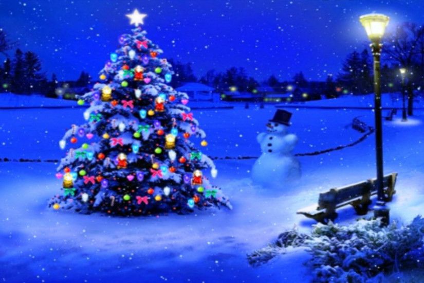 15 Christmas Tree In Lights Wallpapers