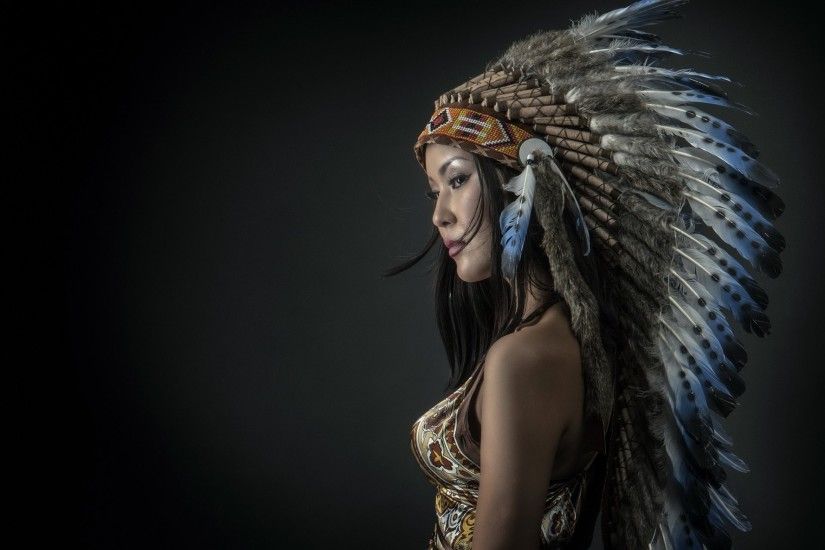 apache costume girl