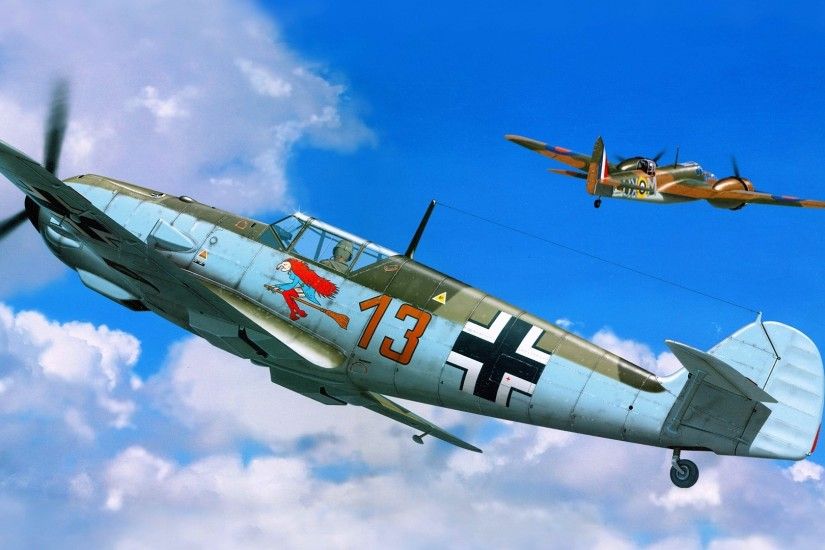 Messerschmitt, Messerschmitt Bf 109, Luftwaffe, Artwork, Military Aircraft,  World War II