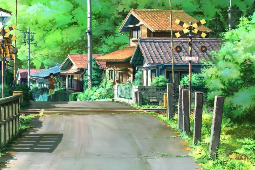 Village Anime Scenery Wallpaper Free Desktop #28384 Wallpaper