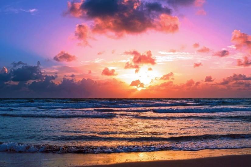 miami beach sunset wallpaper