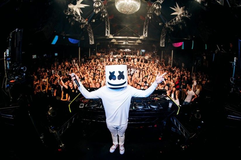 Marshmello is an electronic dance music producer and DJ. Inspired by other  masked DJs like and Daft Punk, Marshmello appears wearing a full-head