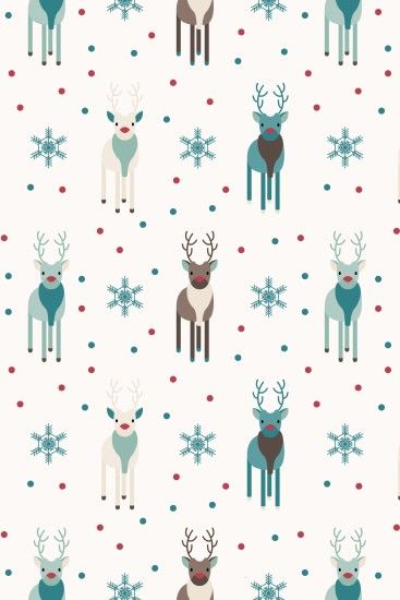 christmas reindeer snow wallpaper pattern decoration art background