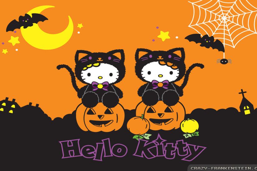 Wallpaper: Hello Kitty Halloween Resolution: 1024x768 | 1280x1024 |  1600x1200. Widescreen Res: 1440x900 | 1680x1050 | 1920x1200
