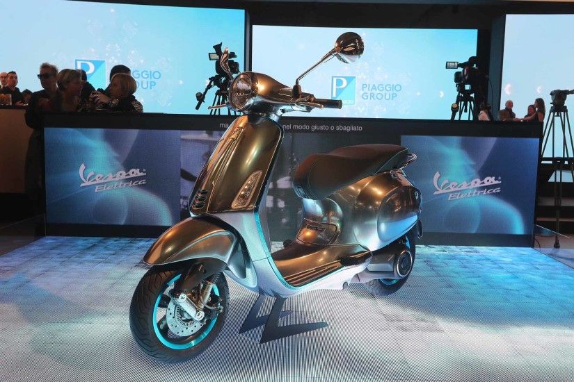 2017 Vespa Elettrica Concept1 HD Motorcycle Wallpaper