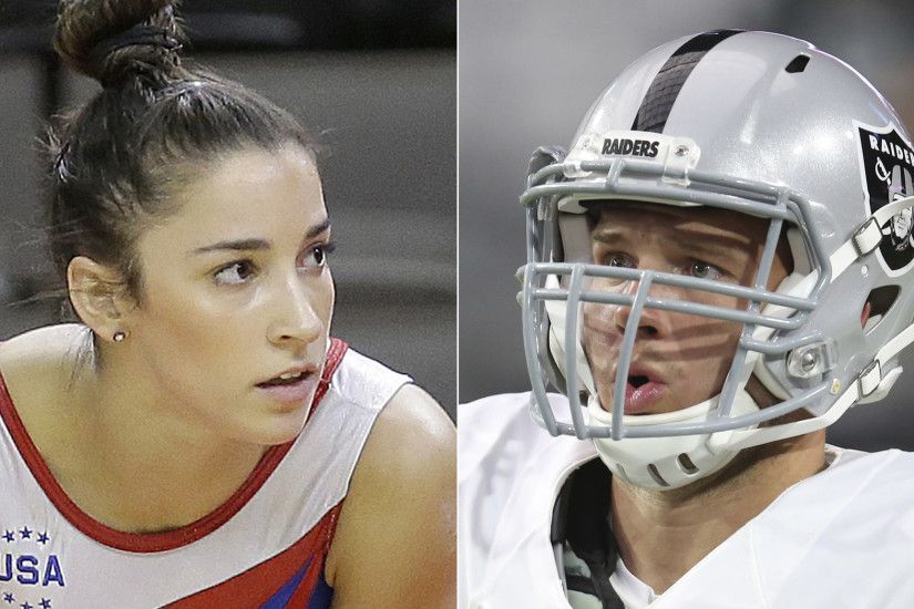 Olympic gold medalist Aly Raisman says yes after Raiders' Colton Underwood  asks her out via video - LA Times