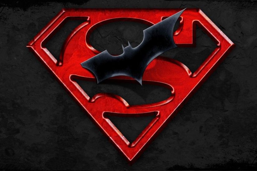 Superman Batman Logo HD Wallpapers