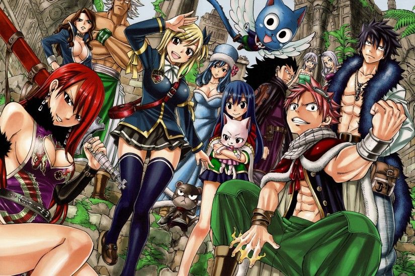 Fairy Tail, Scarlet Erza, Fullbuster Gray, Heartfilia Lucy, Dragneel Natsu,  Manga