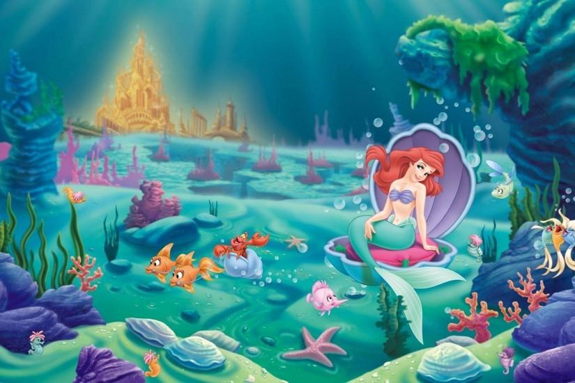 LITTLE MERMAID disney fantasy animation cartoon adventure family  1littlemermaid ariel princess ocean sea underwater wallpaper |