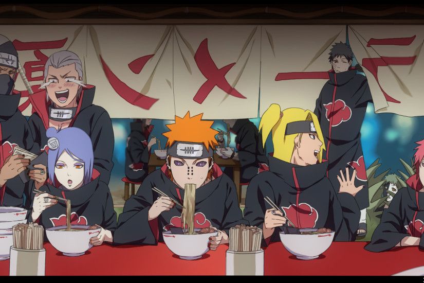 Anime - Naruto Pain (Naruto) Konan (Naruto) Deidara (Naruto) Sasori