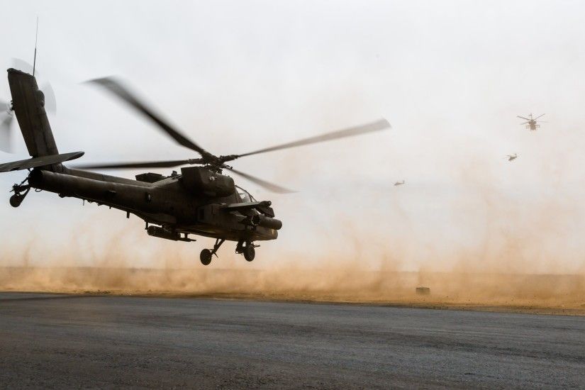 Wallpaper: AH-64 Apache Helicopter. Ultra HD 4K 3840x2160