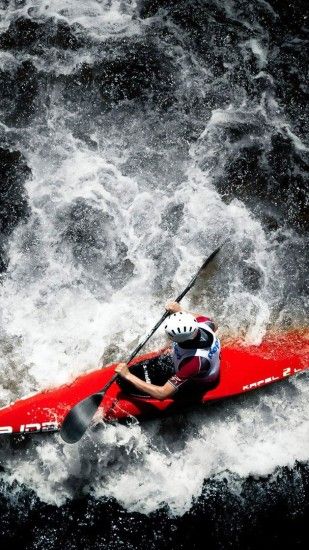 1440x2560 Wallpaper kayak, water sports, paddle, water, rowing