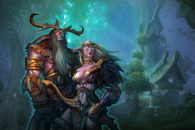 elves, Night Elves, World Of Warcraft, Fantasy Art, Malfurion Wallpapers HD  / Desktop and Mobile Backgrounds
