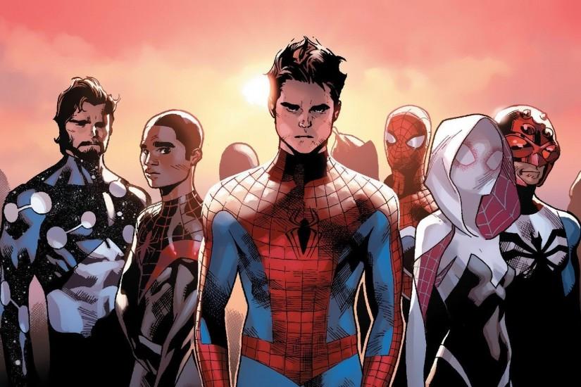 comic Books, Marvel Comics, Spider Man, Spider Gwen, Miles Morales .