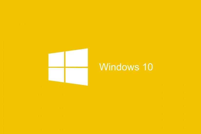 Yellow Windows 10 Wallpaper HD 2880Ã1800