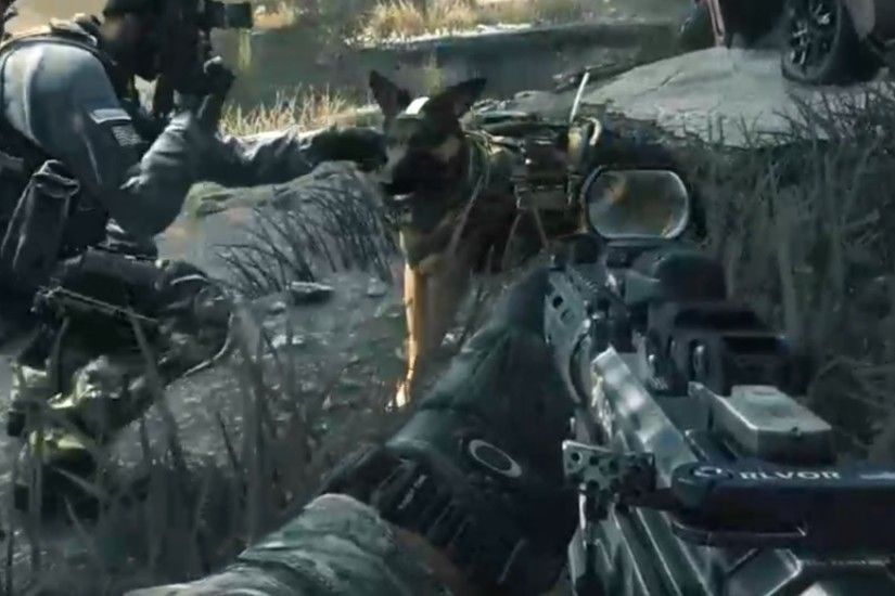 "Call of Duty: Ghosts GAMEPLAY" - "Ghosts Dog Riley" Mission - COD GHOSTS  Official E3 2013 HD - YouTube