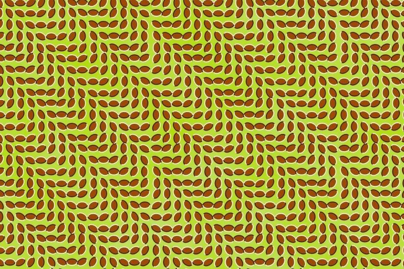 Preview wallpaper abstraction, optical illusion, leaves, movement,  imagination 1920x1080