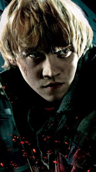 1440x2560 Wallpaper harry potter and the deathly hallows, ron weasley, rupert  grint