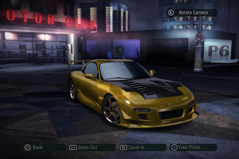 Keisuke's FD3S remade in NFS Carbon (by me)