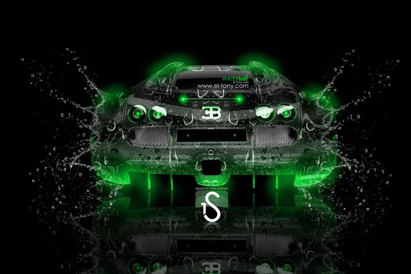 ... Bugatti-Veyron-Water-Car-2013-Back-Green-Neon- ...