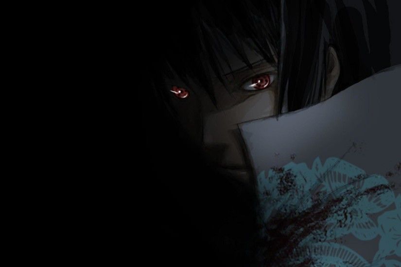 Sasuke Uchiha HD Wallpaper Dark Color