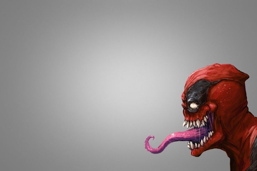 deadpool deadpool red mask english monster venom carnage carnage venom  comics spider-man spiderman