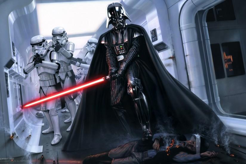 Darth Vader Star Wars Lightsaber Stormtrooper movies videogames sci-fi