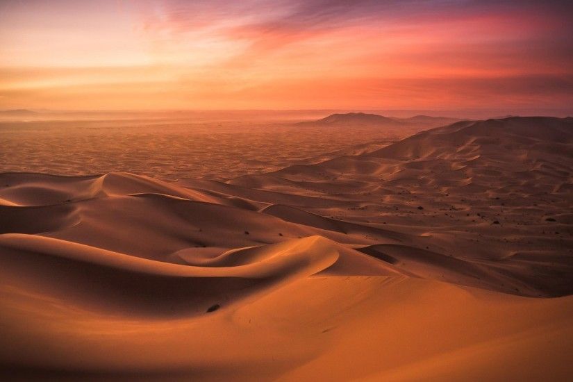 landscape, Nature, Morocco, Desert, Dune, Sunset Wallpapers HD / Desktop  and Mobile Backgrounds