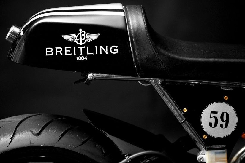 Black Breitling motorbikes motorcycles cafe racer wallpaper | 1920x1080 |  206364 | WallpaperUP