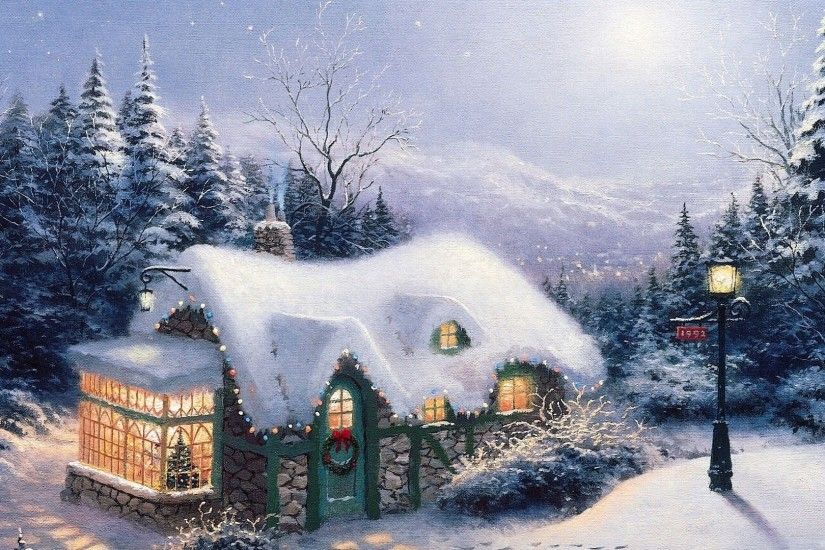 Winter amp Christmas Art The Thomas Kinkade Company