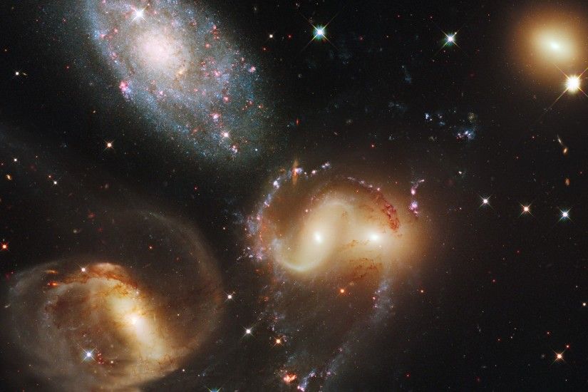 Galaxy types wallpaper