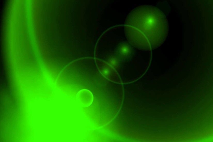 Lens Flare 7 Green Black Background ANIMATION FREE FOOTAGE HD