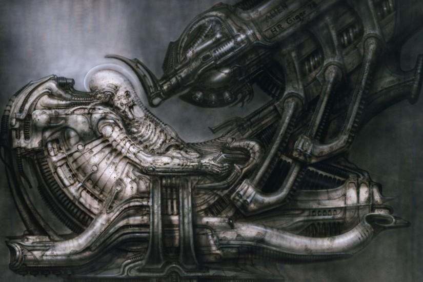 H R GIGER art artwork dark evil artistic horror fantasy sci-fi alien aliens xenomorph  wallpaper | 2880x1800 | 695706 | WallpaperUP