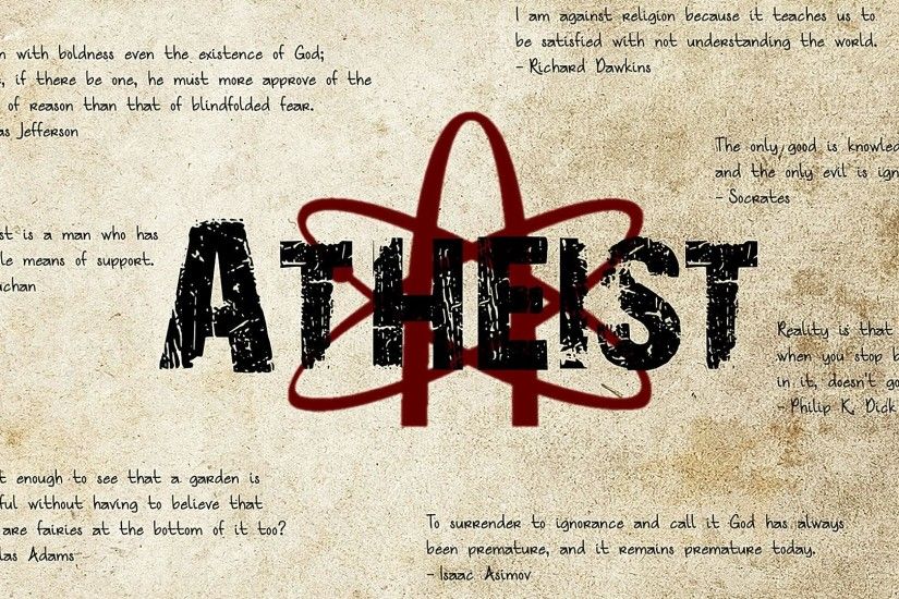 Atheist quotes wallpaper