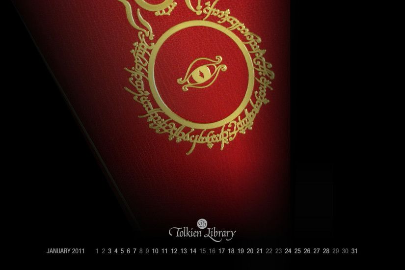 Tolkien Desktop Wallpaper Calendar 2 January 2011
