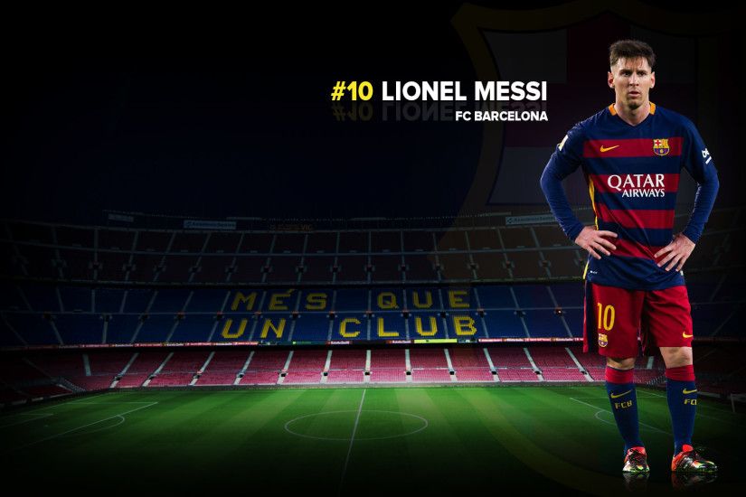 Lionel Messi FC Barcelona 2015/2016 Wallpaper