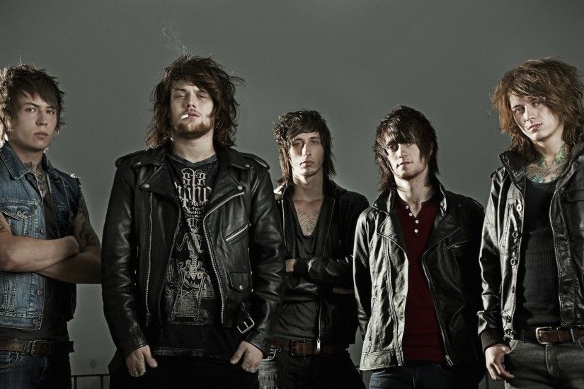 Preview wallpaper asking alexandria, band, tattoo, haircuts, rockers  1920x1080