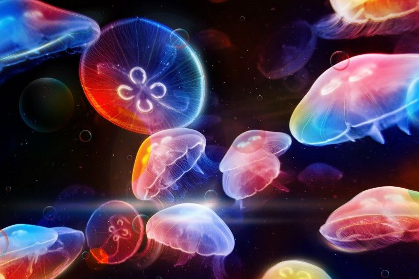 Jellyfish Background.