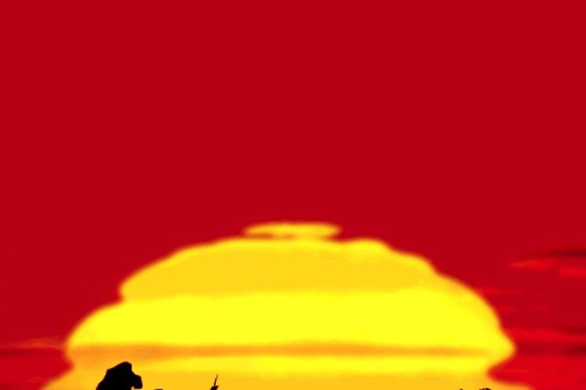Download Wallpaper Â· Back. sunset silhouette africa the lion king ...