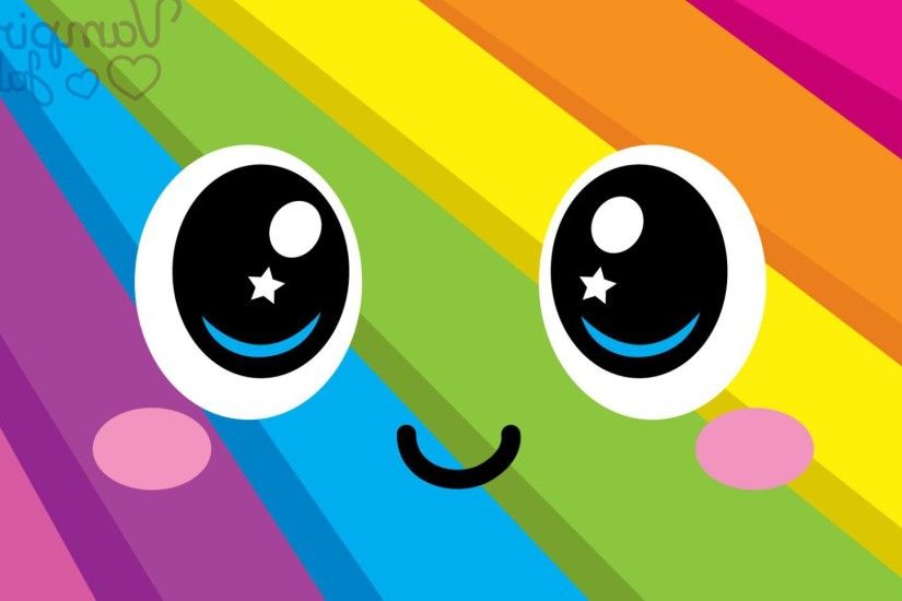 Colorful Smiley Face HD Desktop Wallpaper, Background Image