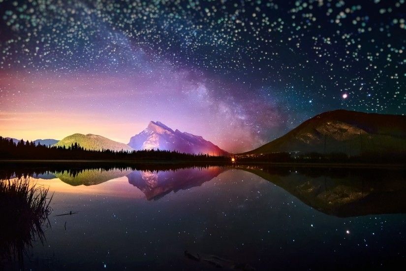 ... Night Panorama Sky Starry Sky Stars Â· HD Wallpaper | Background  ID:750881