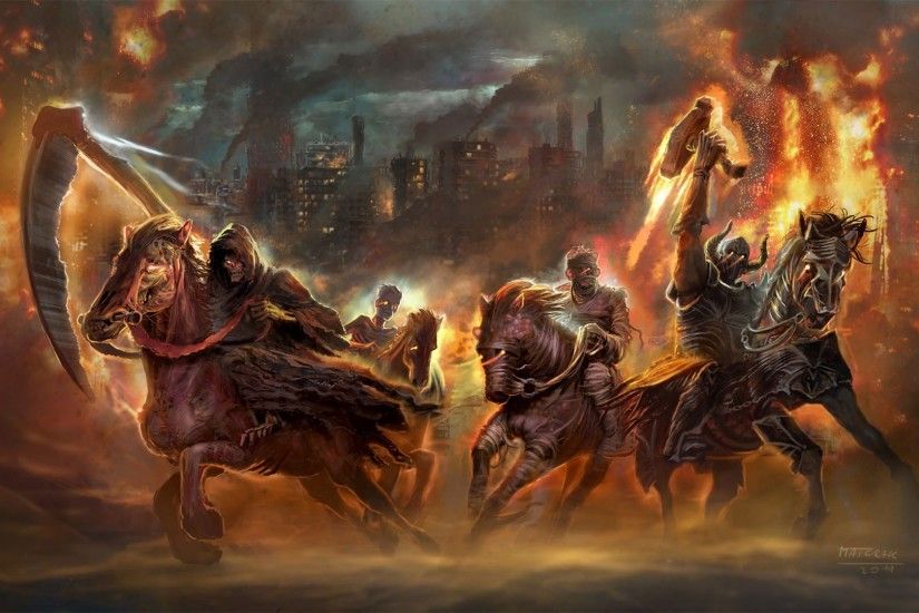 Four Horsemen Of The Apocalypse Wallpaper Darksiders