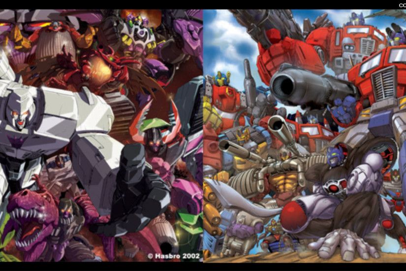 Multi Monitor - Comics Transformers Optimus Prime Megatron Wallpaper