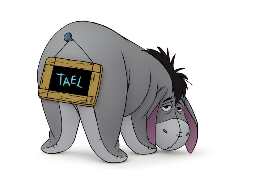 Eeyore the donkey from Winnie the Pooh wallpaper